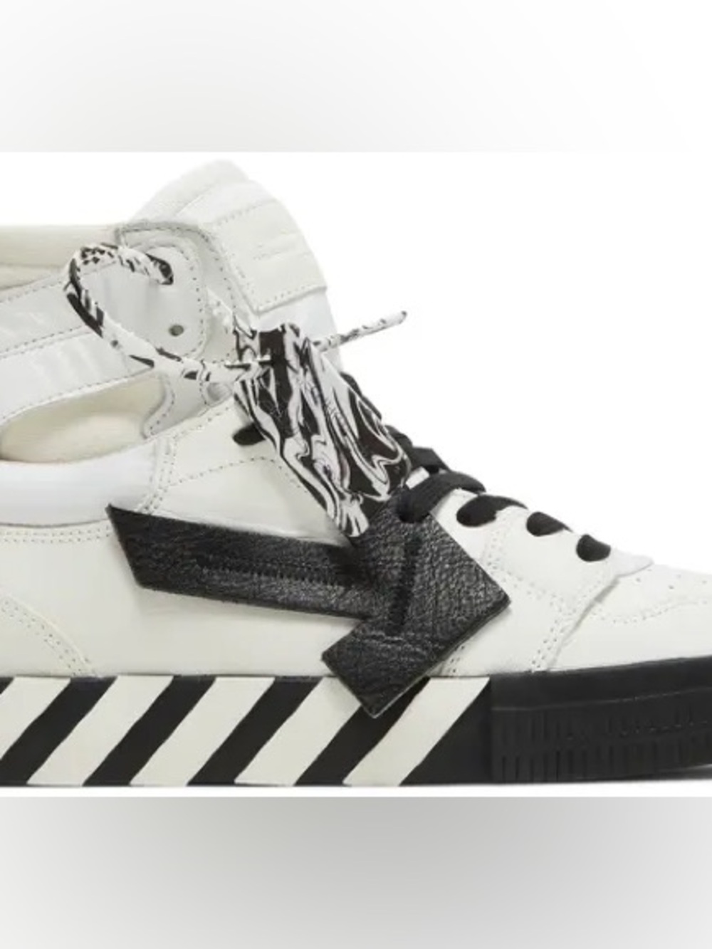Off-White Vulc Sneaker High 'White Black'